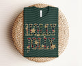 Holly Jolly Plaid Graphic Tee