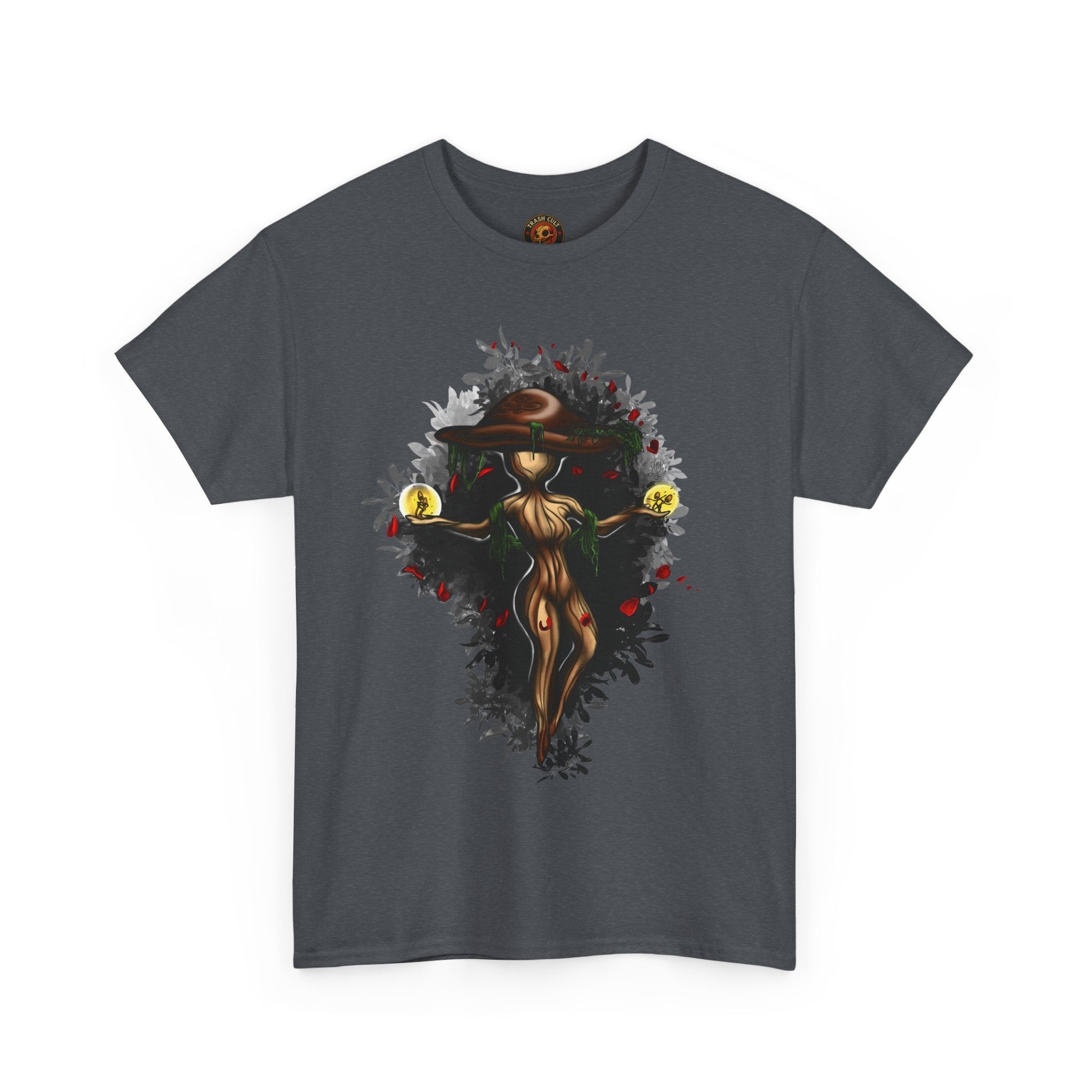 Mushroom Spirit T-Shirt – Lara Davenport x Trash Cult Supply Co. Collab (Gildan 5000)