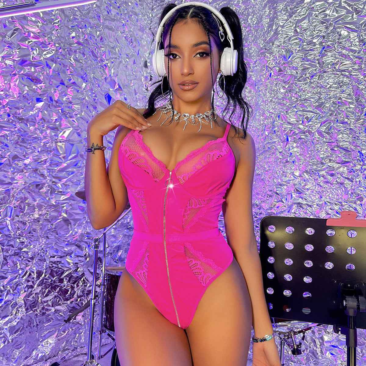 Lace Stitching Lingerie