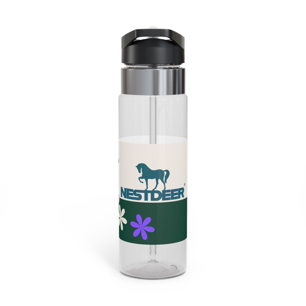 Floral Sport Bottle, 20oz | Hydration, Fitness, Gift, Outdoor, Eco-friendly