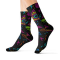 Neon Illuminati Chaos – All-Over Print Socks | Limited Edition Illuminasty Drop