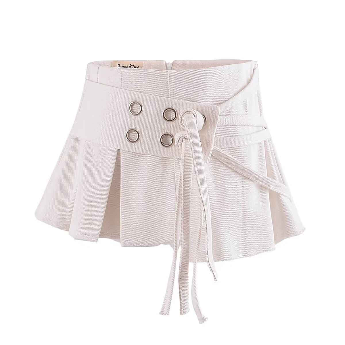 Pleated Skirt Summer Pleated Anti-Exposure A- line Skirt