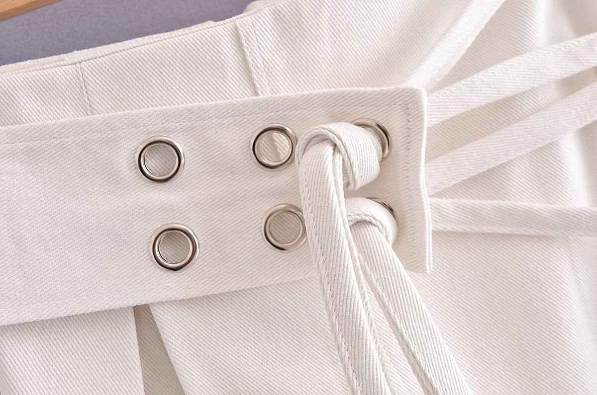 Pleated Skirt Summer Pleated Anti-Exposure A- line Skirt