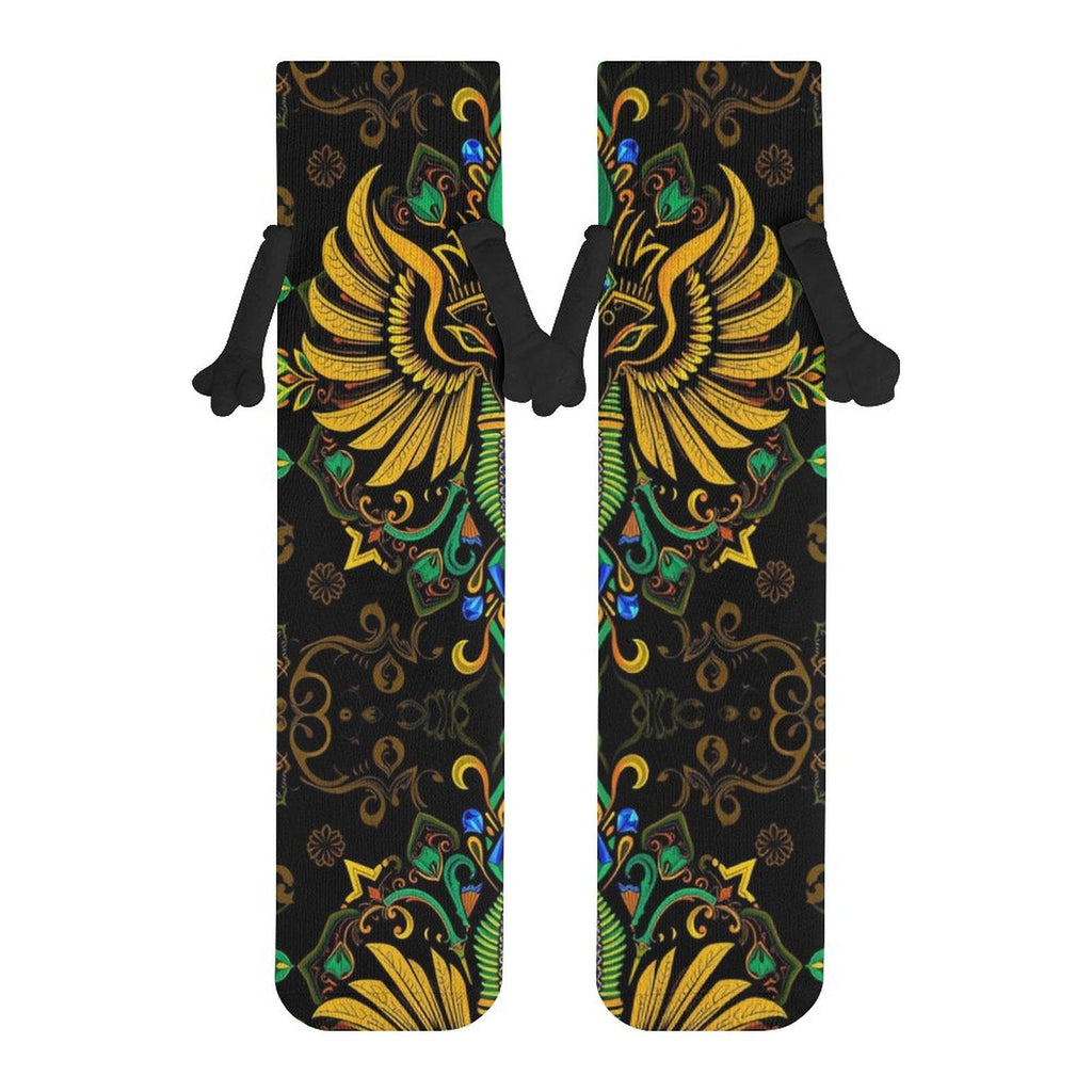 Munsieur Design Buddy Socks Magnetic Holding Hands Funny Socks accessories