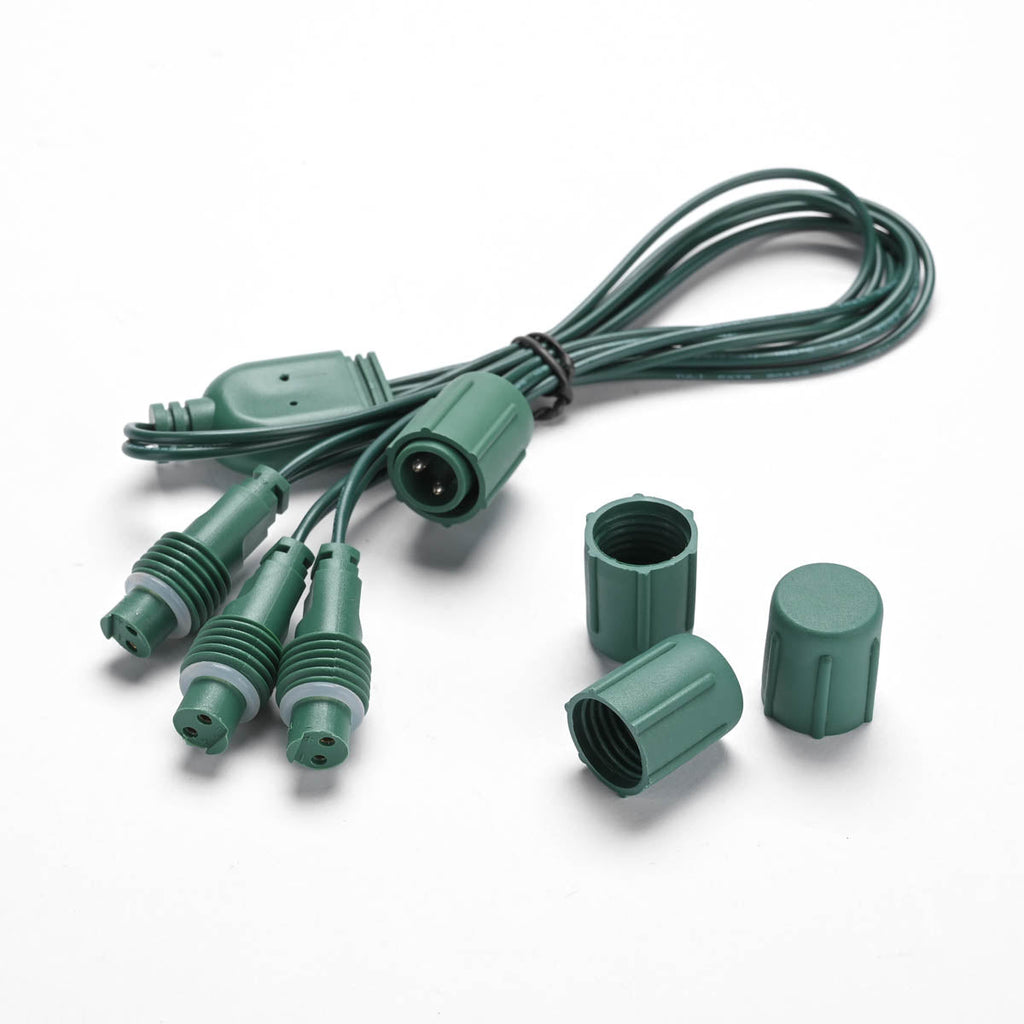 Yescom Splitter Connectors for 110V Mini Christmas String Lights 10Set