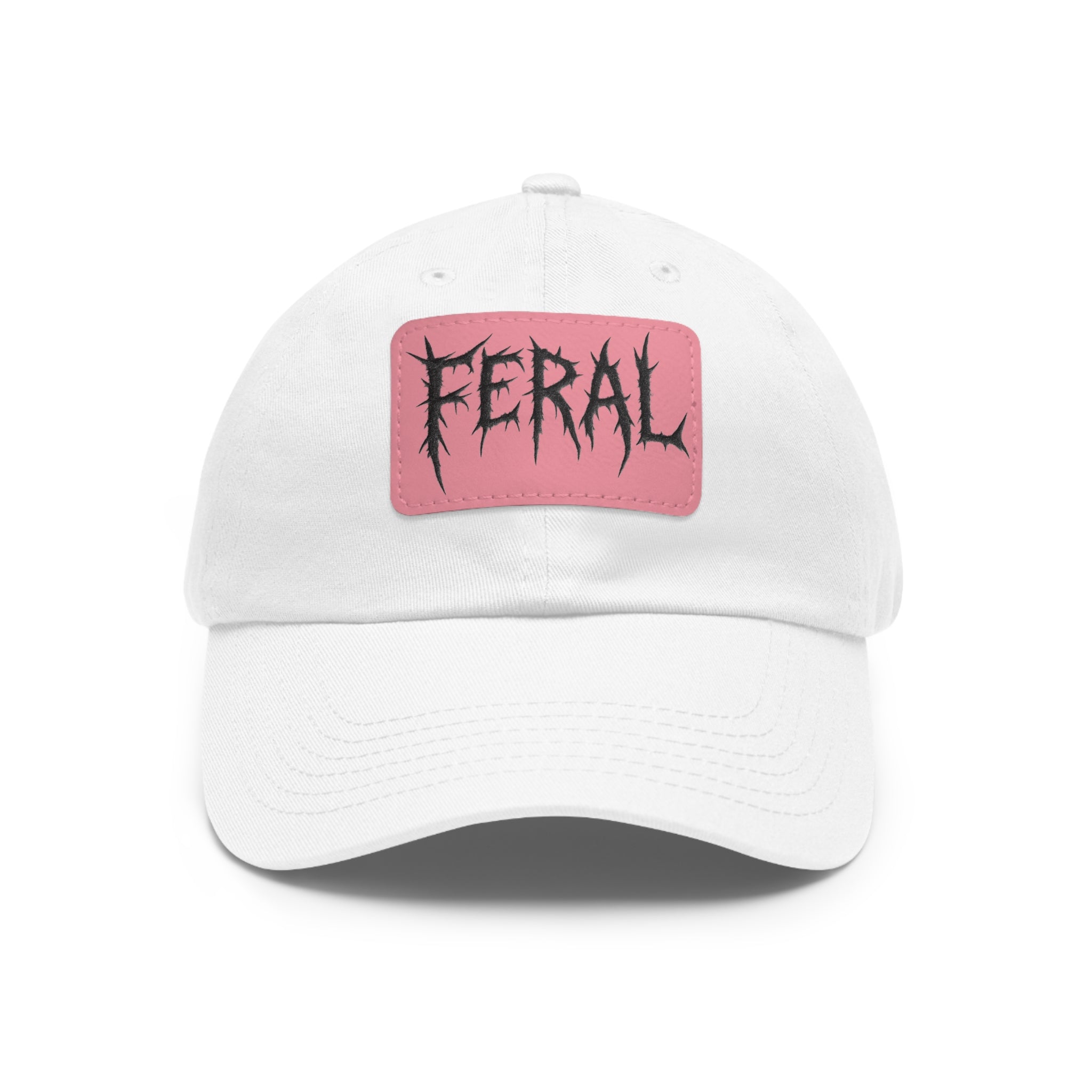 FERAL Embroidered Leather Patch Hat – Trash Cult Supply Co.