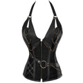Sleeveless Corset Halter T-shirt