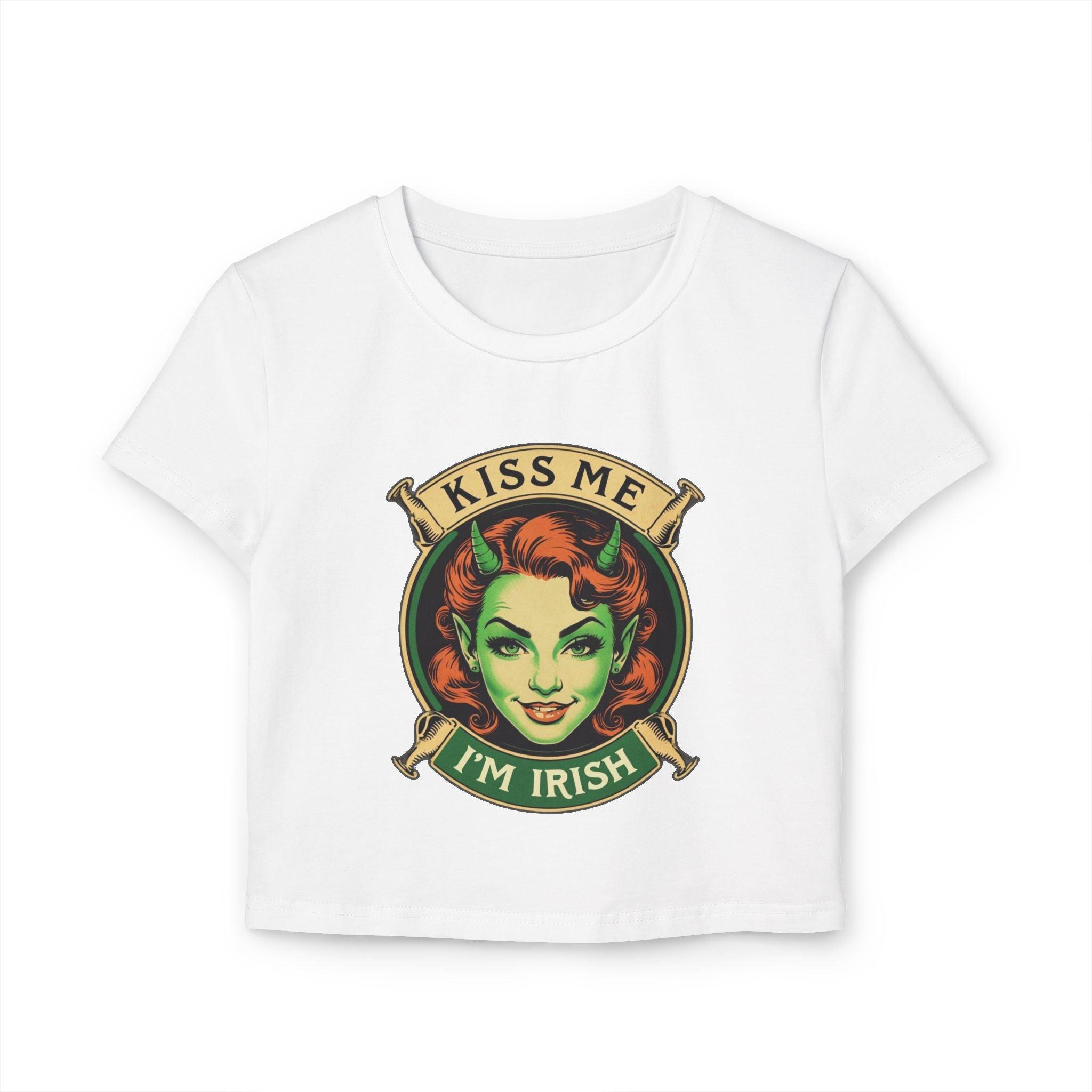 St Patricks Day Baby Tee Kiss Me Im Irish