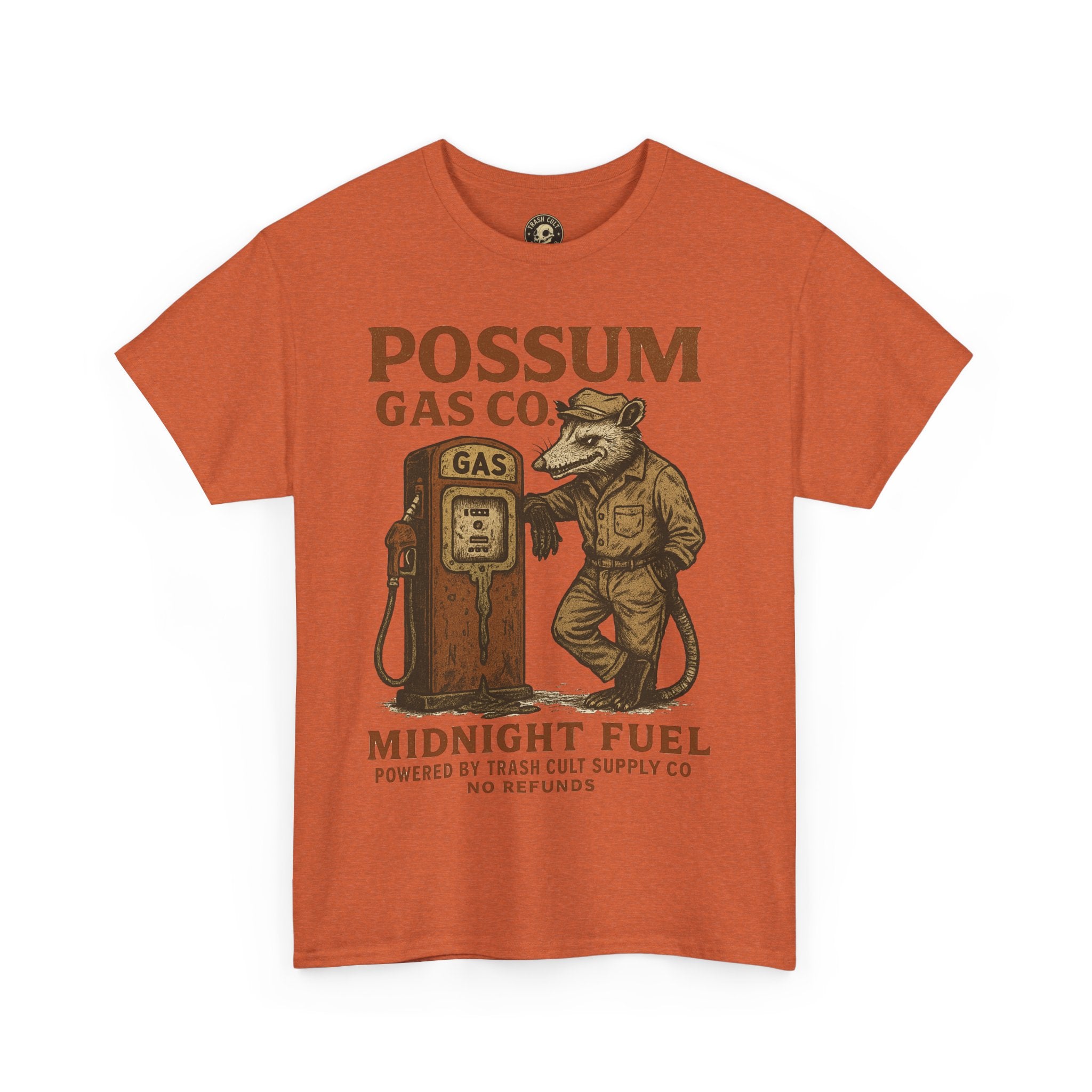 Possum Gas Co. Vintage Feral Mechanic Shirt – Trash Cult Supply Co. – Gildan 5000
