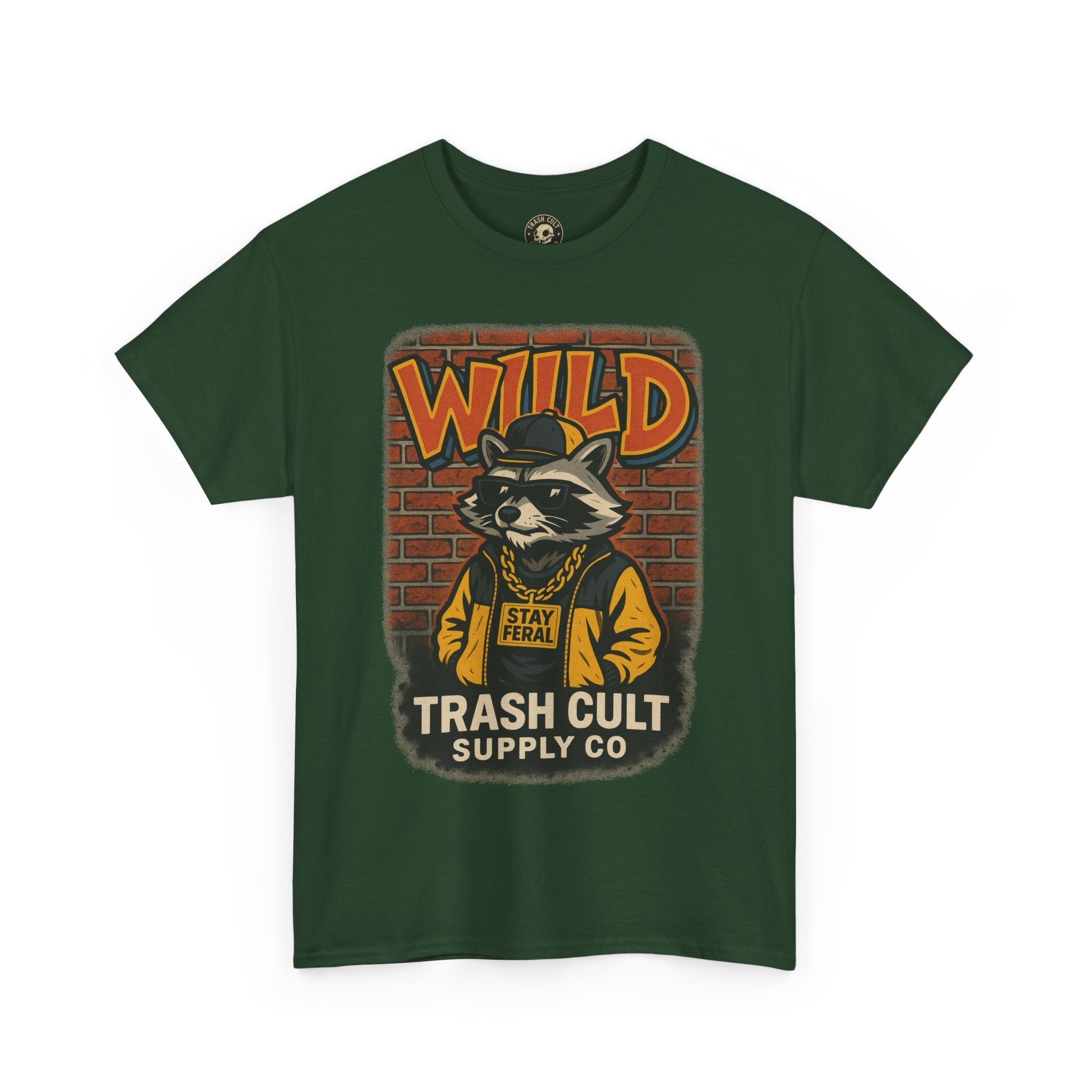 Wild Trash Cult Unisex Tee, Retro Animal T-Shirt, Graphic Tee, Eco-Conscious Apparel, Gift for Nature Lovers, Casual Streetwear
