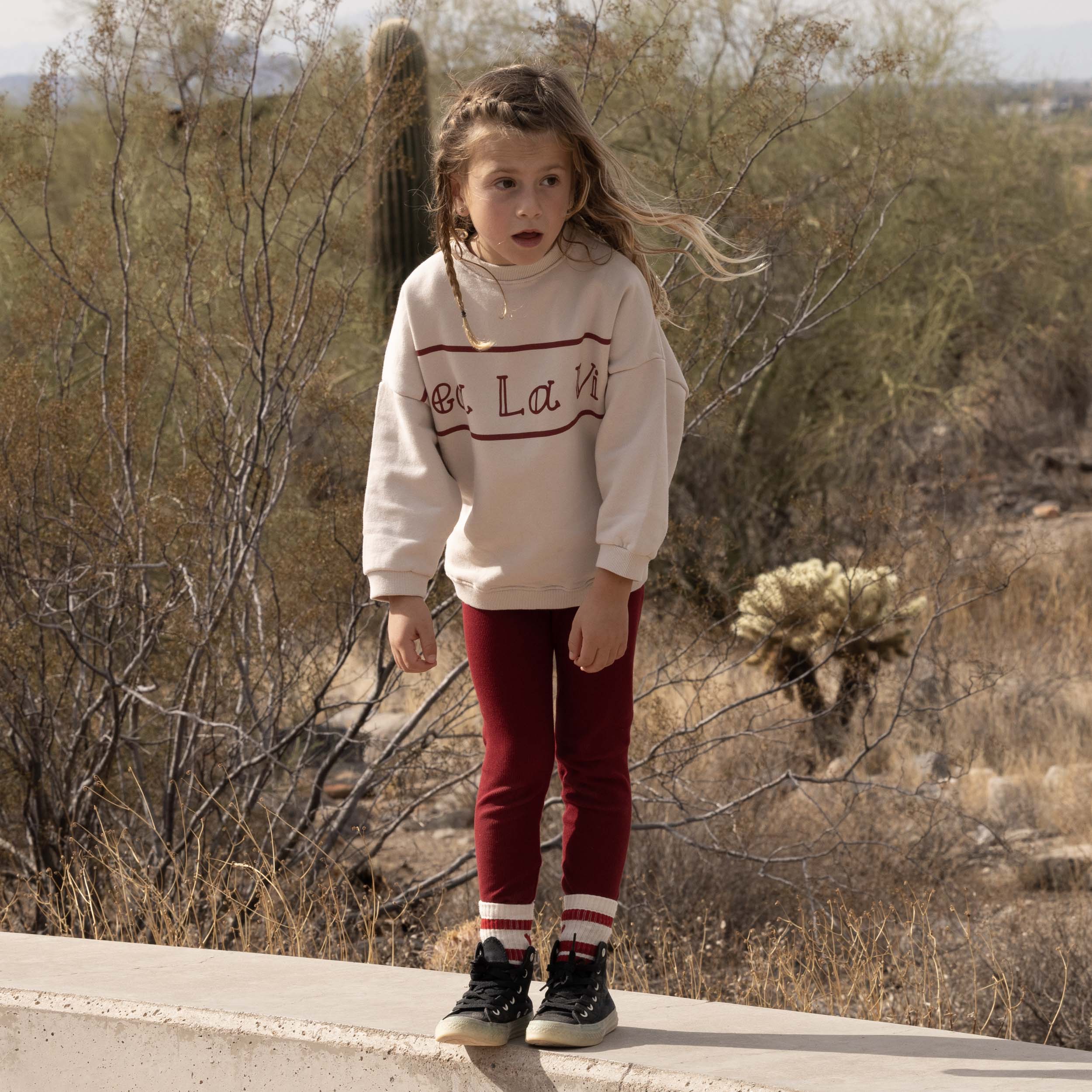 Leggings - Maroon