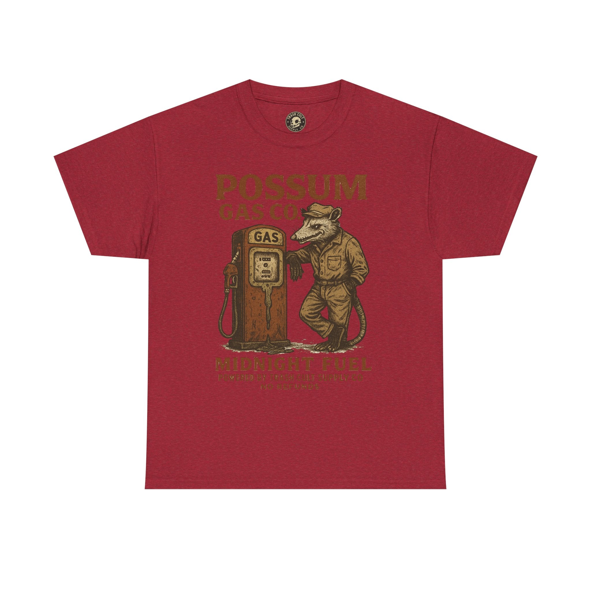 Possum Gas Co. Vintage Feral Mechanic Shirt – Trash Cult Supply Co. – Gildan 5000