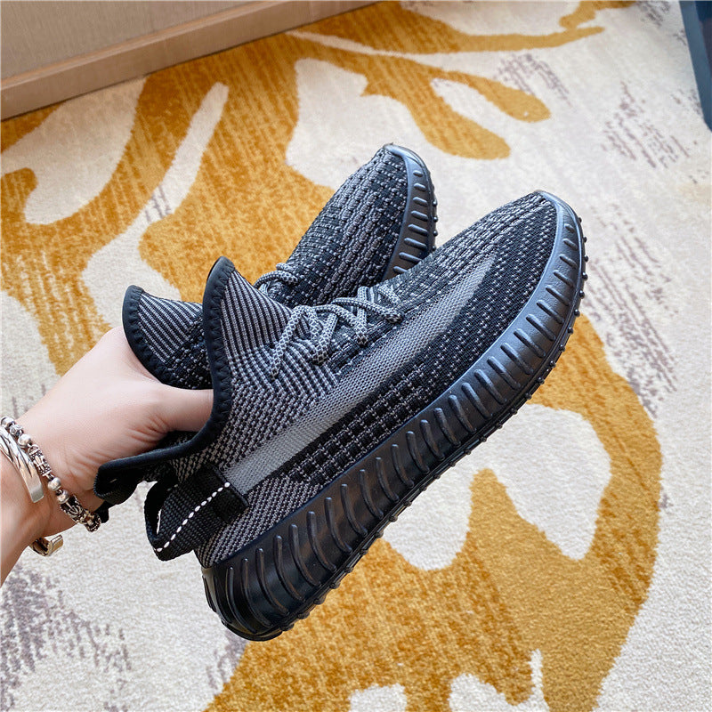 Women's Mesh Lace-Up Platform Athletic Sneakers