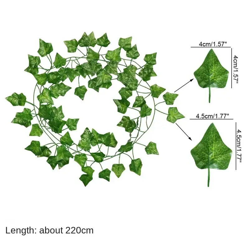 12pcs ivy green garland string – living room artificial plants