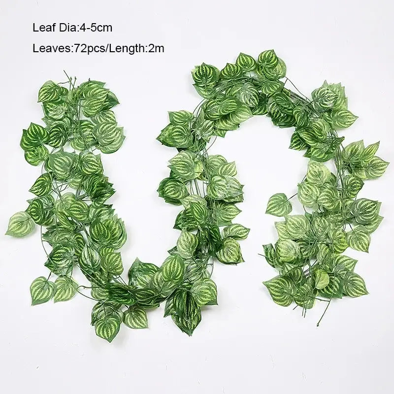 12pcs ivy green garland string – living room artificial plants