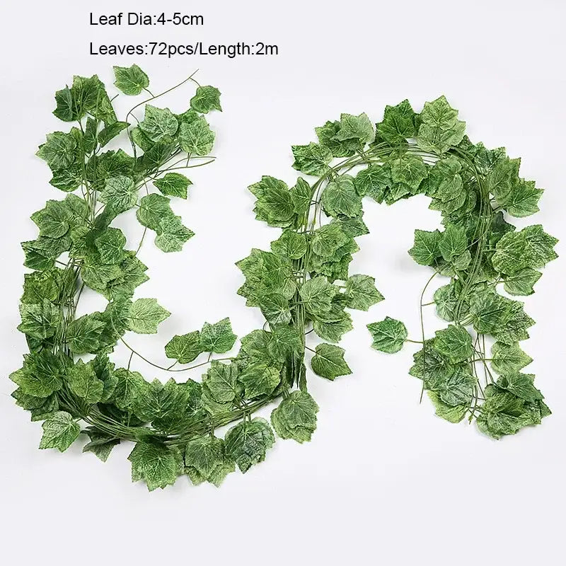 12pcs ivy green garland string – living room artificial plants
