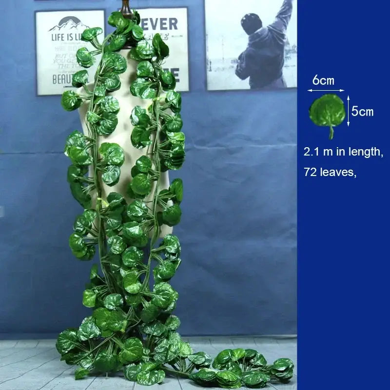 12pcs ivy green garland string – living room artificial plants