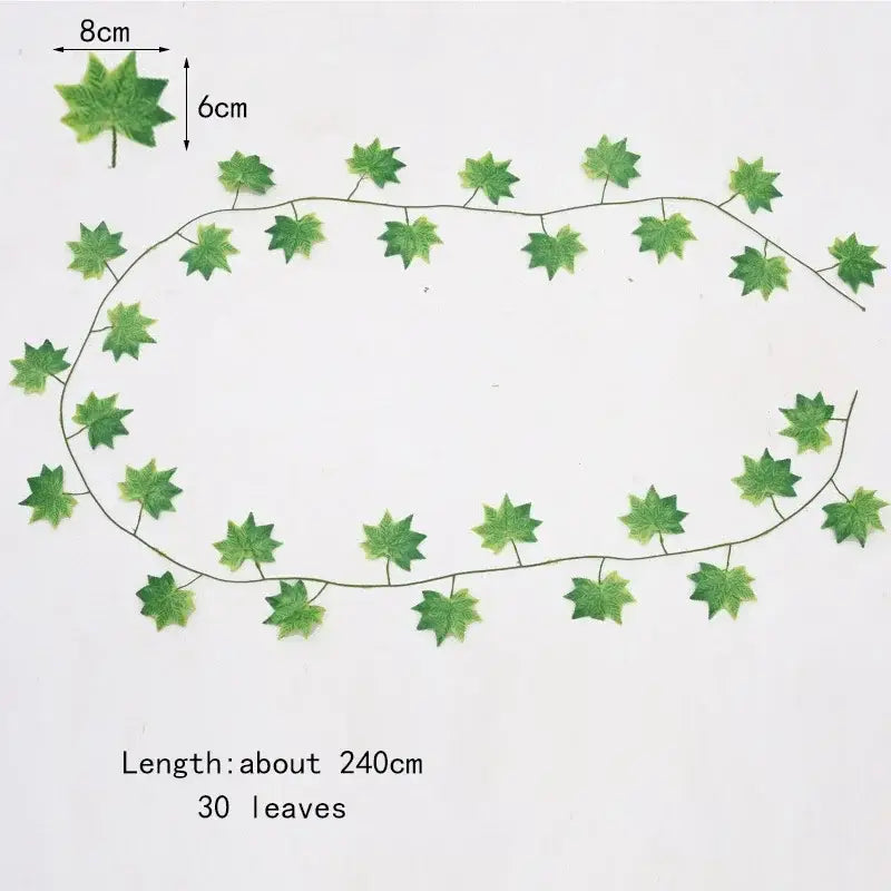 12pcs ivy green garland string – living room artificial plants