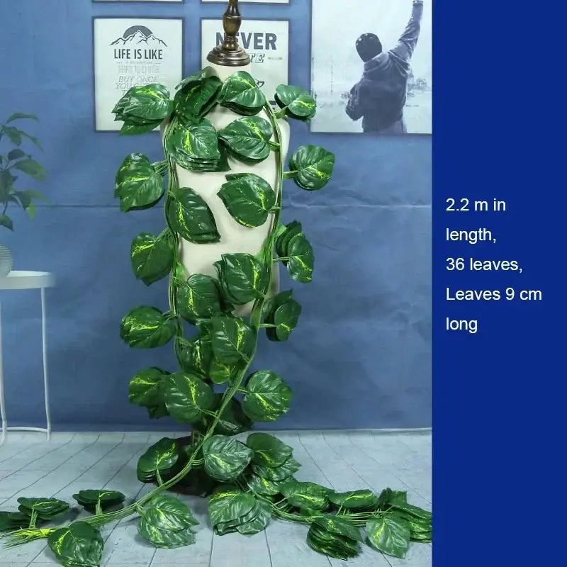 12pcs ivy green garland string – living room artificial plants