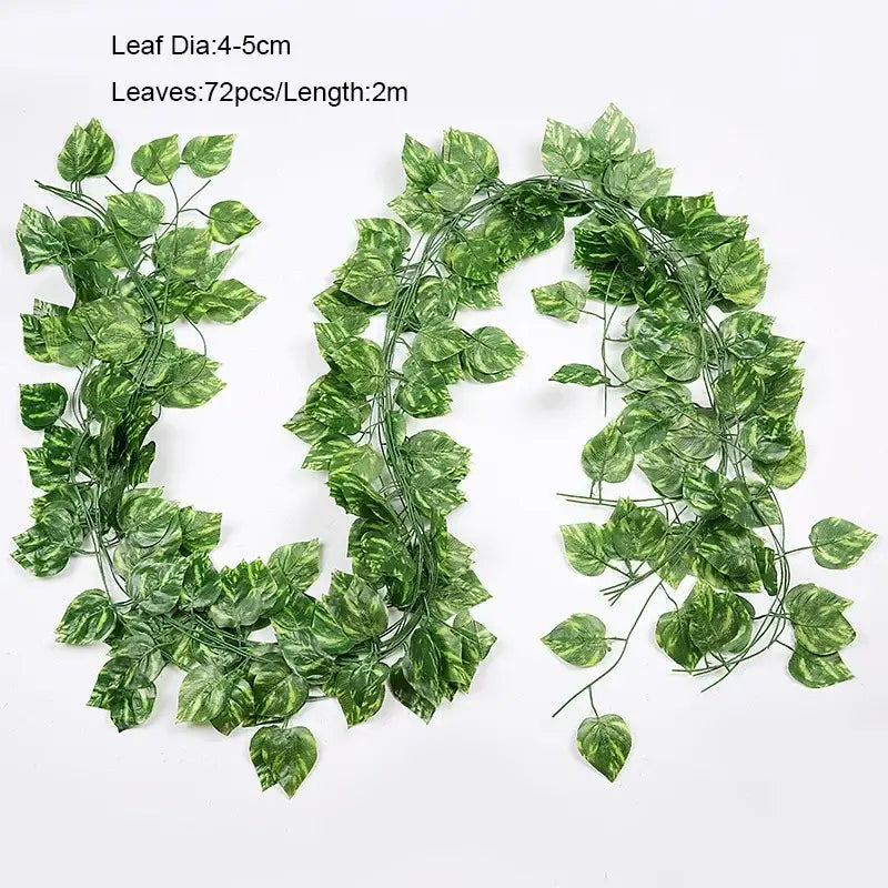 12pcs ivy green garland string – living room artificial plants