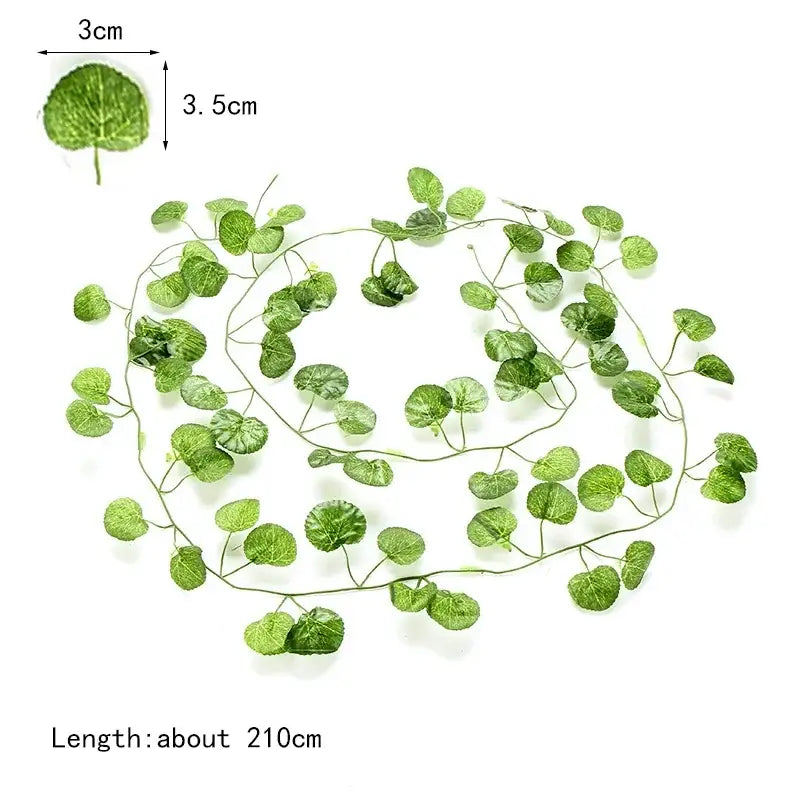 12pcs ivy green garland string – living room artificial plants