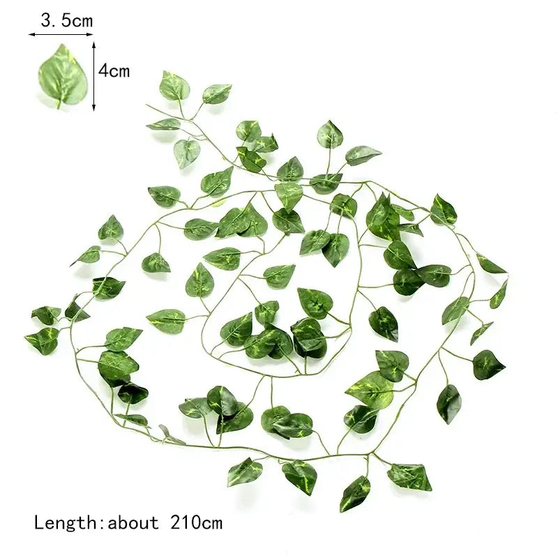 12pcs ivy green garland string – living room artificial plants
