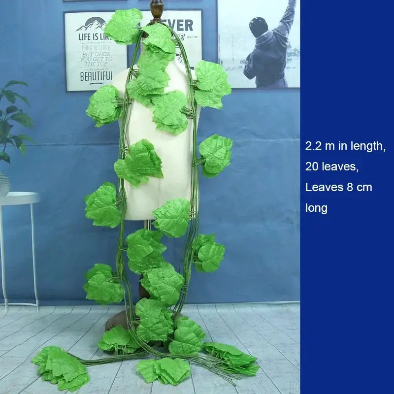 12pcs ivy green garland string – living room artificial plants