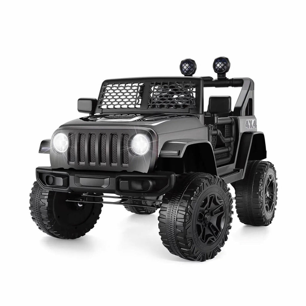 Electric Ride-On Car/Truck for Kids with MP3 Music and Remote Control - 12V with Lights - 76 Fun Features!