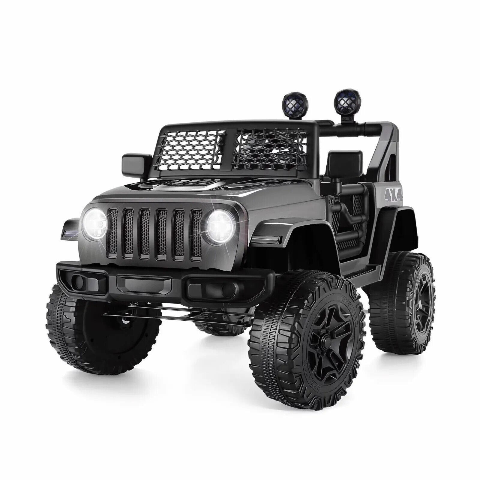 Electric Ride-On Car/Truck for Kids with MP3 Music and Remote Control - 12V with Lights - 76 Fun Features!
