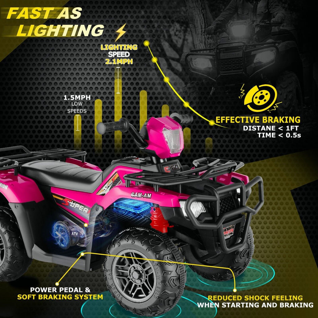 12V/24V Electric Jeep Truck ATV for Kids with Parent Remote Control - Fun and Safe Ride-On Toy