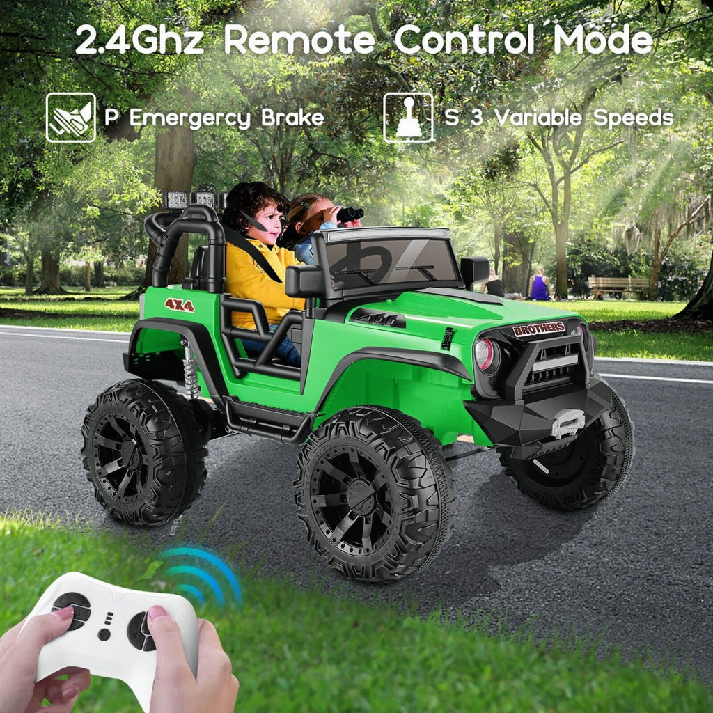 12V/24V Electric Jeep Truck ATV for Kids with Parent Remote Control - Fun and Safe Ride-On Toy