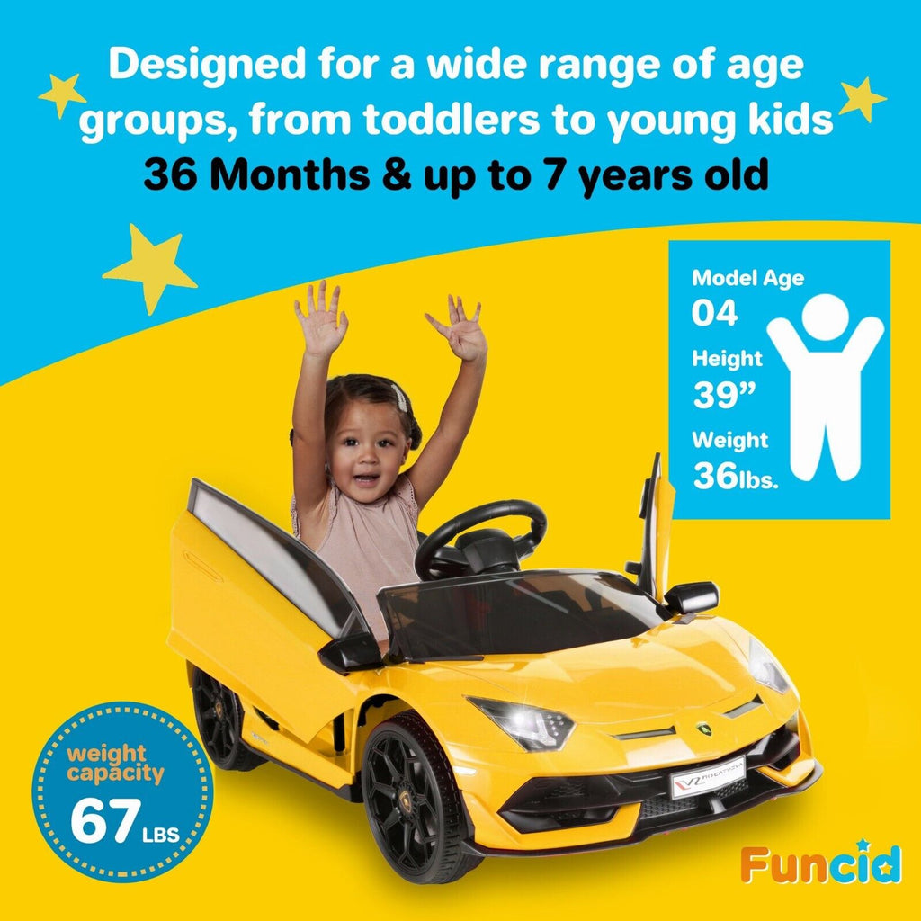 12V/24V Electric Ride On Jeep Toy Car with USB, Bluetooth, and Remote Control for Kids
