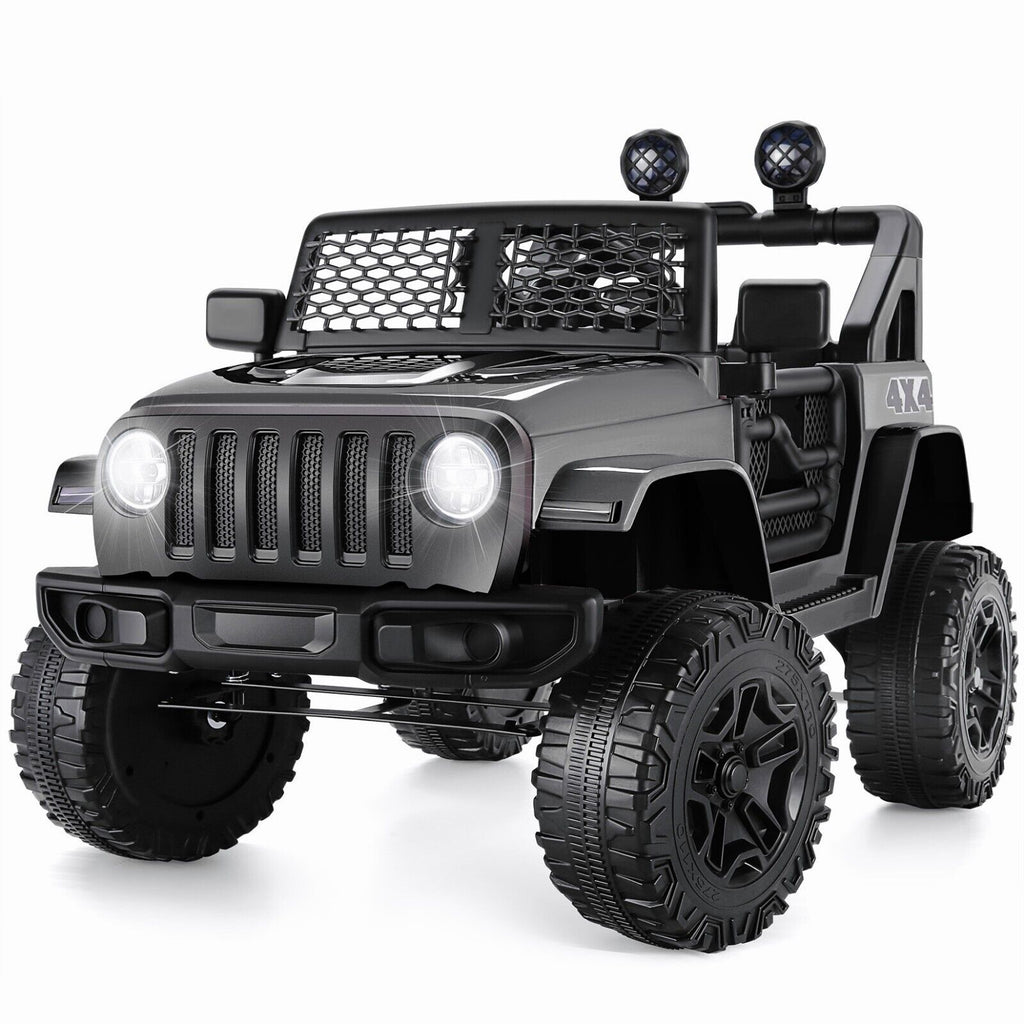 Electric Ride-On Truck for Kids with Remote Control, Music, and Lights - GT Toy Truck