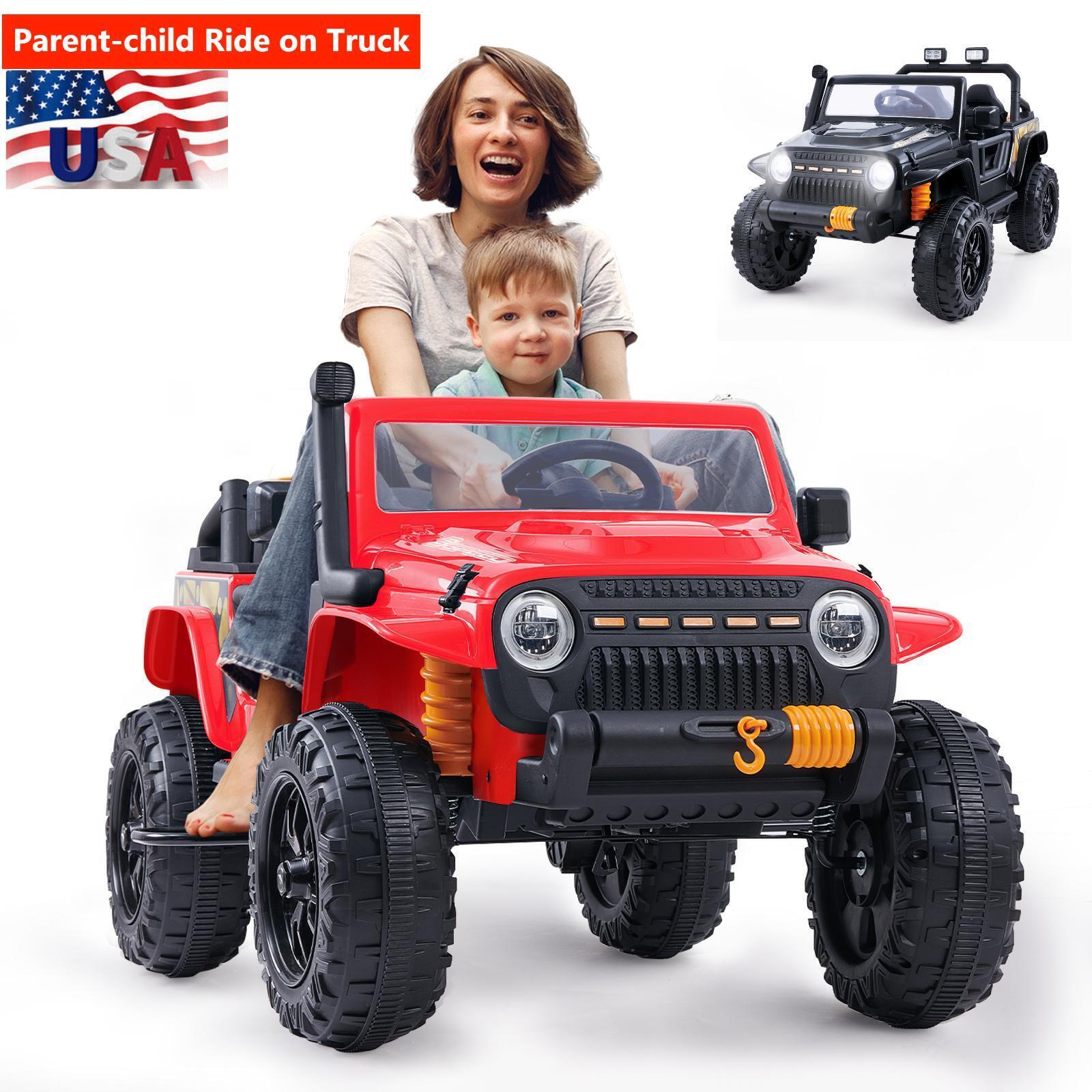 12V Battery Powered 2 Seater Kids Ride On Truck with Remote Control