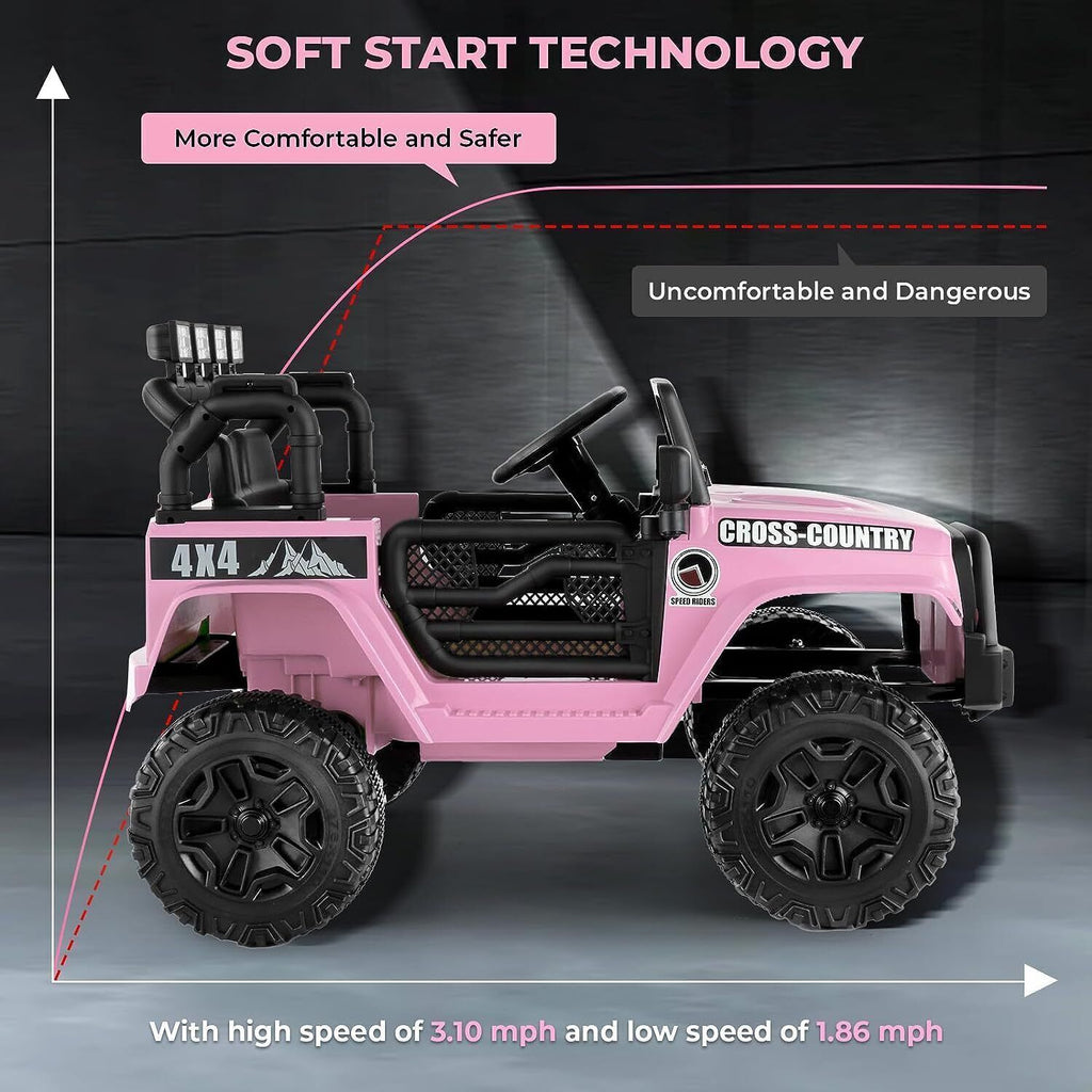 2 Seater Electric Jeep Car for Kids with Remote Control - Fun Ride-On Toy for Children