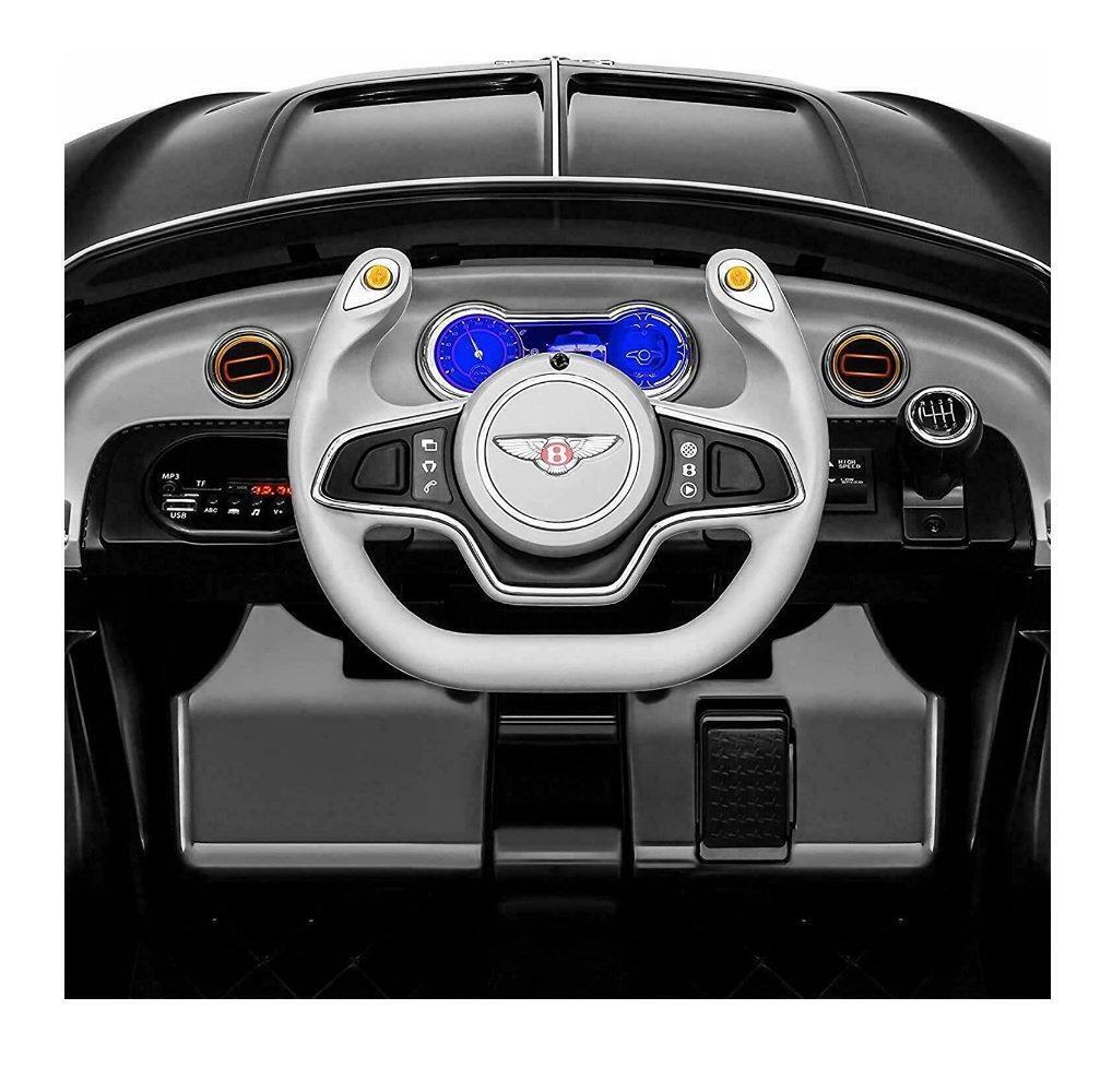 12V Battery Powered Ride-On Car for Kids Ages 2-8 with Parental Remote Control - Black