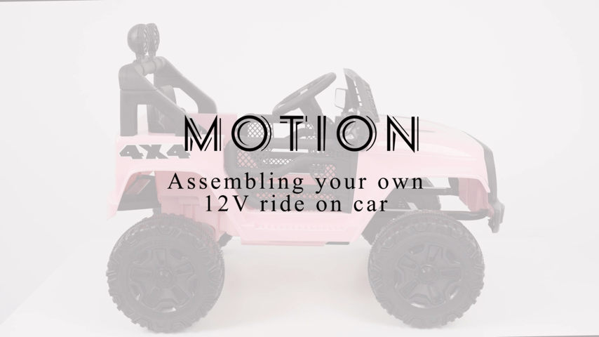 12V Battery Powered Electric Ride-On Truck for Kids with Remote Control