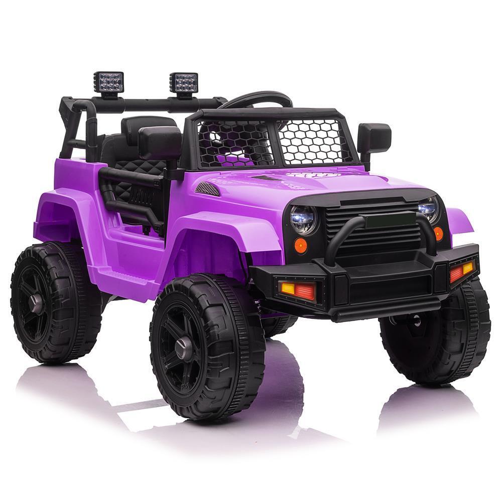 12V Battery Powered Ride-On Truck with Remote Control & LED Lights