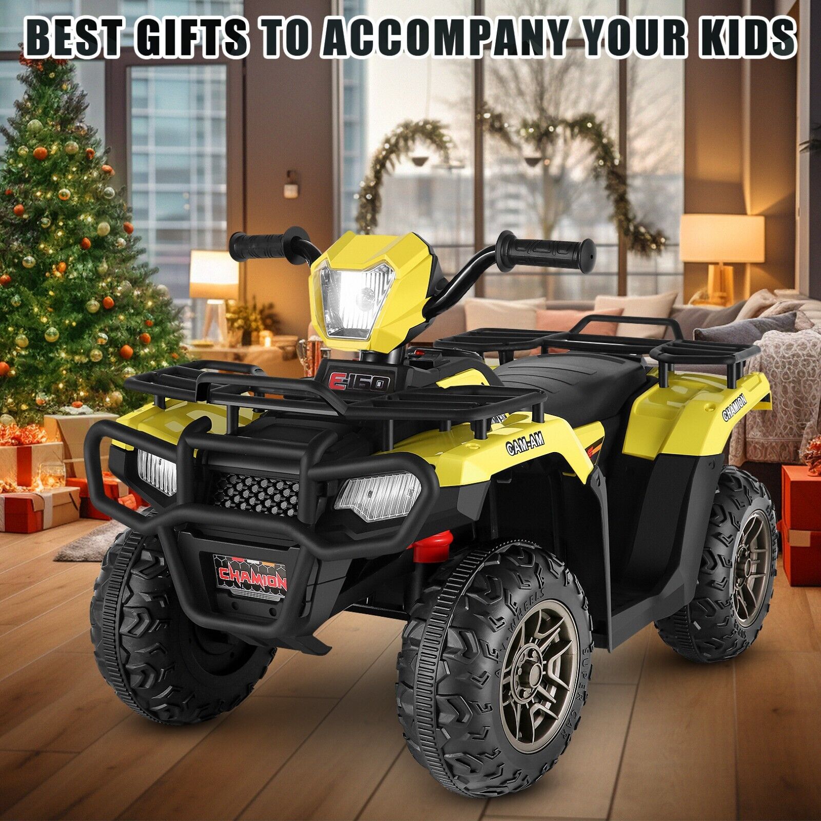 12V Electric ATV Car for Kids with Music, Headlights, and MP3 Player