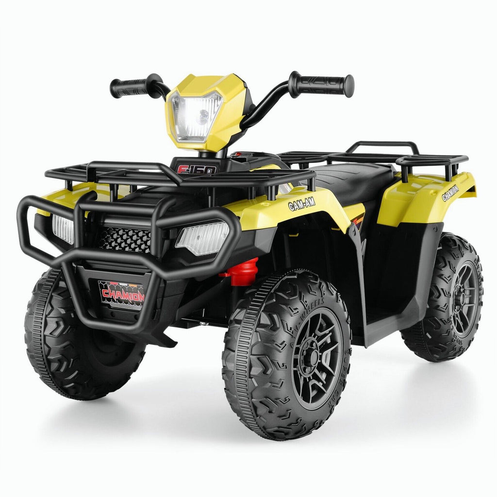 Electric 4-Wheeler Quad for Kids with 12V Battery and Dual 30W Motors