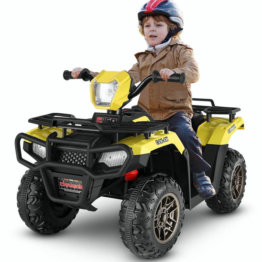 12V Electric ATV Ride-On Toy Car with USB/MP3 for Kids Ages 3-6