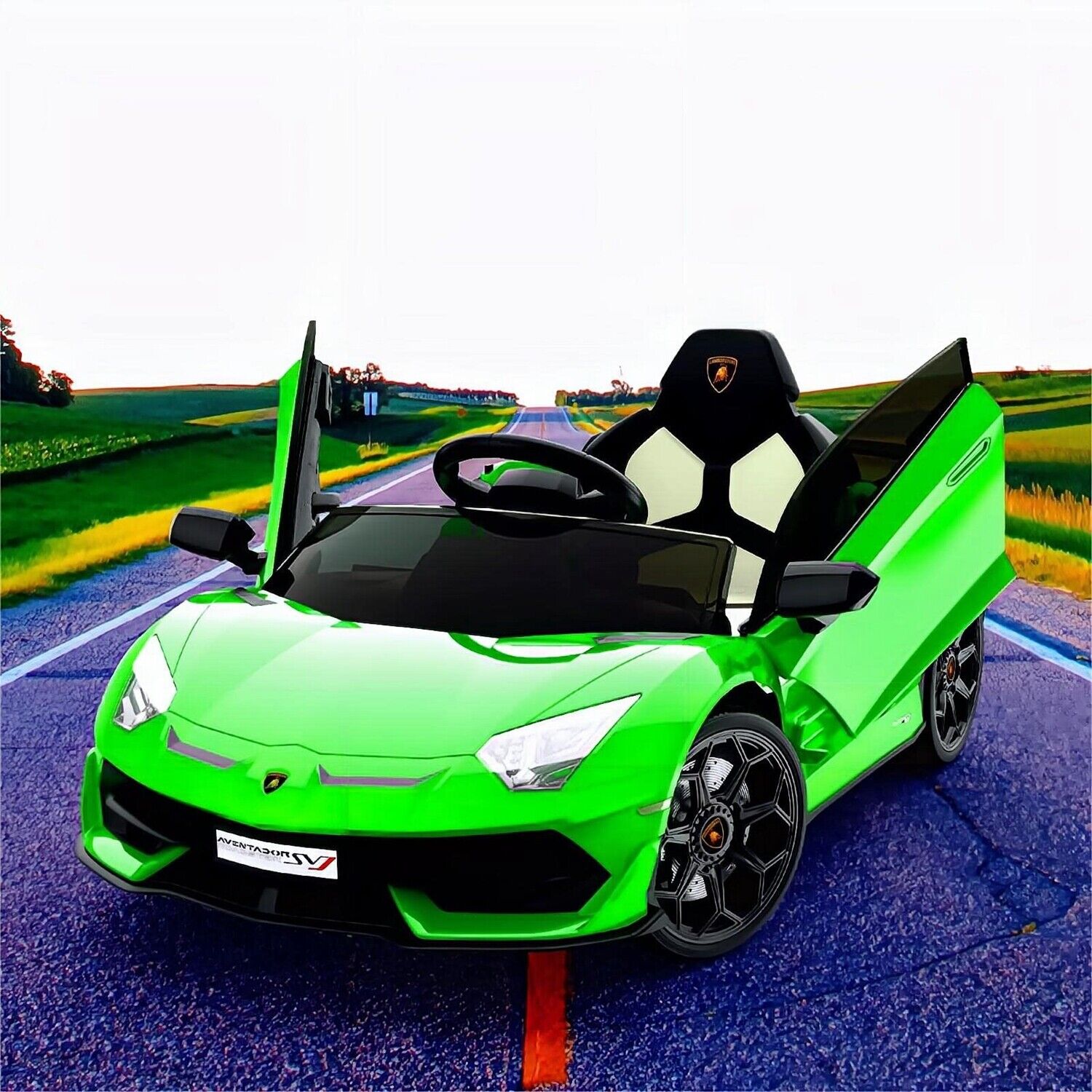 12V Electric Sports Car for Kids with Remote Control - Battery Powered Ride-On Vehicle