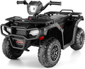 12V Electric Kids ATV Quad Car - Black, Suitable for Ages 3-6 Years