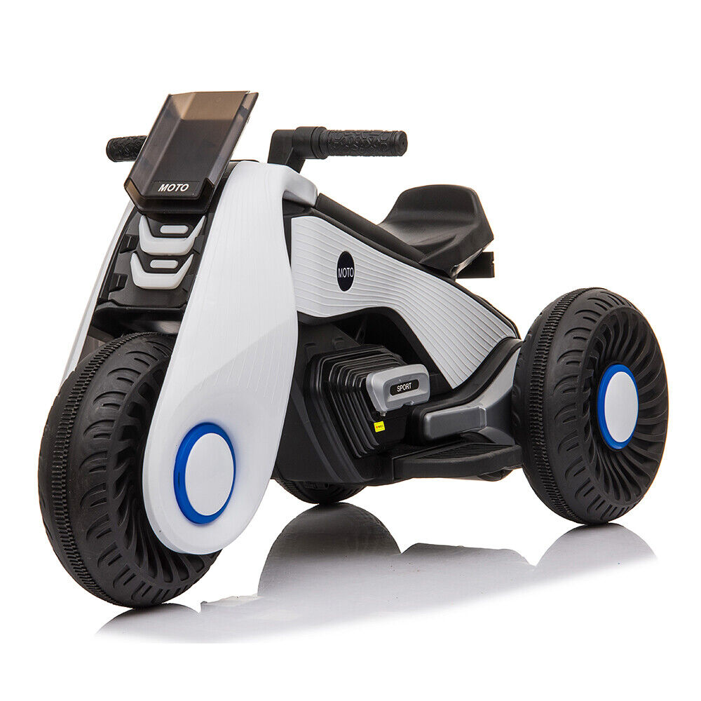 12V Electric Kids Motorbike with Training Wheels and MP3 Player
