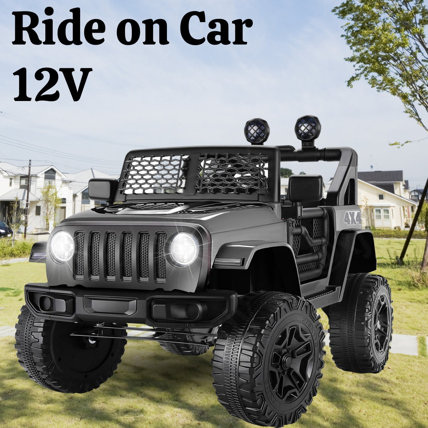 12V Electric Kids Ride On Car with Remote Control - Toy Truck for Endless Fun!