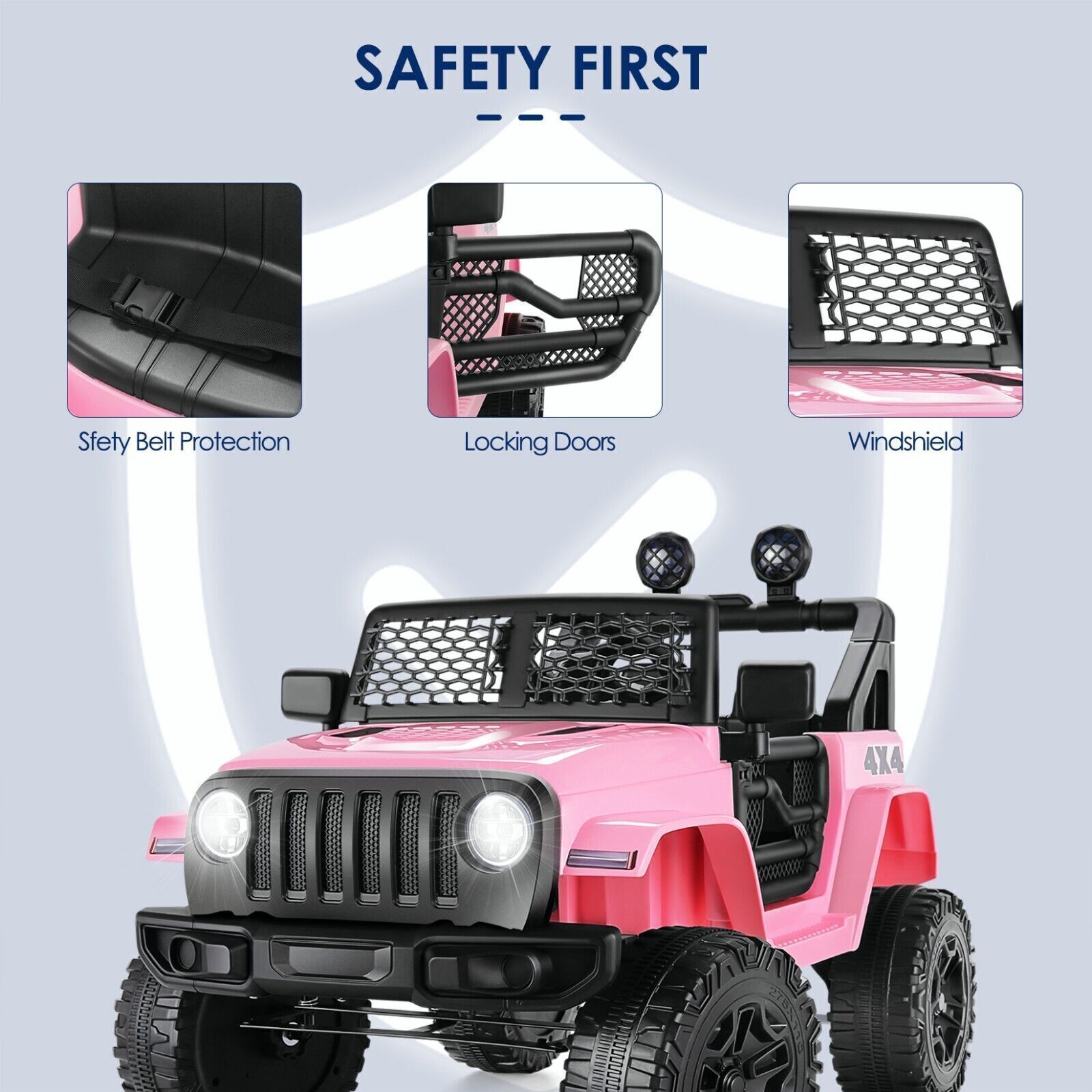 12V Electric Kids Ride On Car with Remote Control - Toy Truck for Endless Fun!
