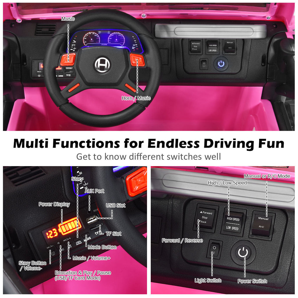 12V Electric Kids Ride On Jeep Car with Remote Control - Perfect for Little Adventurers!