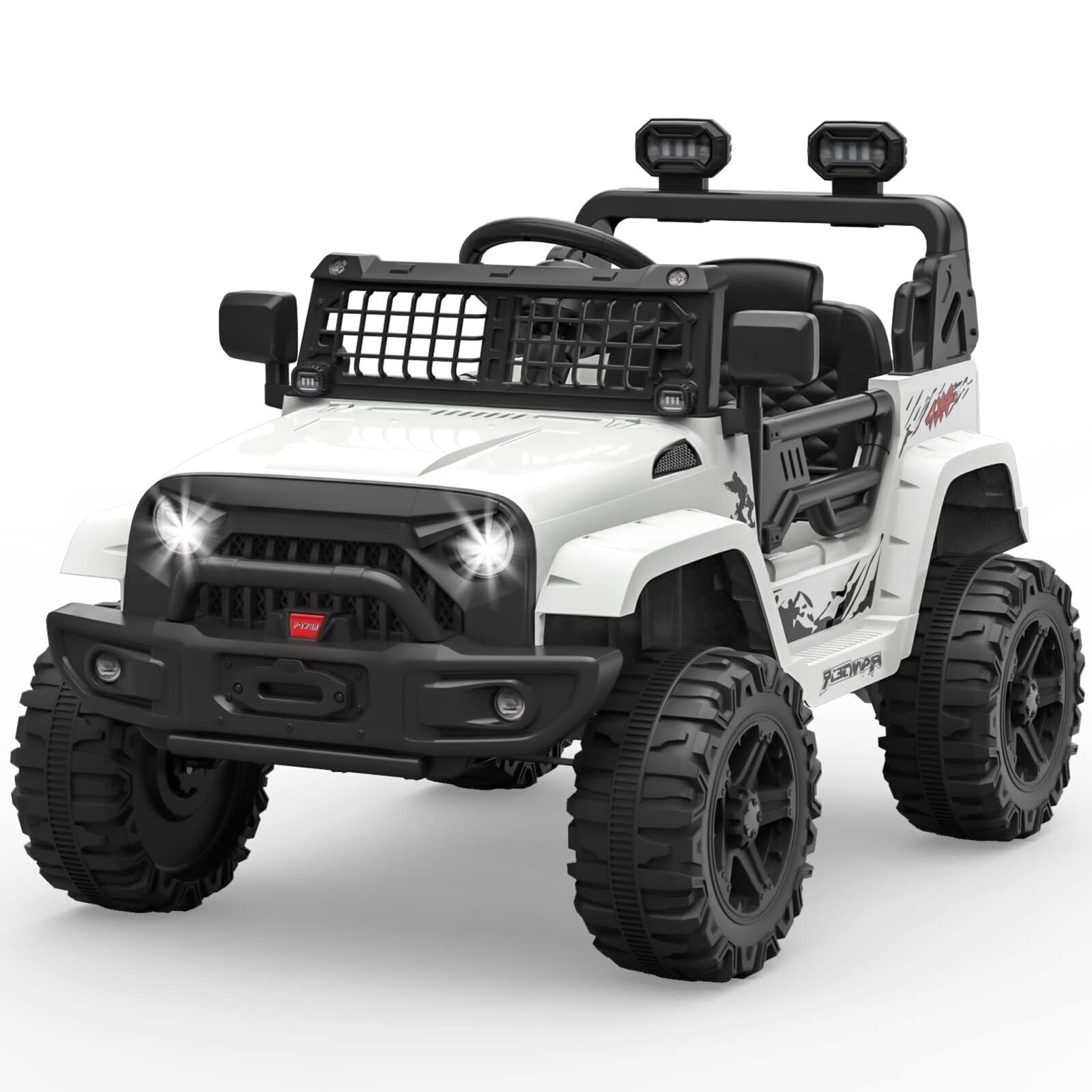 12V Electric Kids Ride On Jeep with Bluetooth Remote and Safety Belt