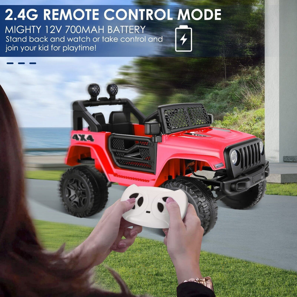 12V Electric Ride On Jeep Toy Car for Kids with Remote Control - Perfect Gift!