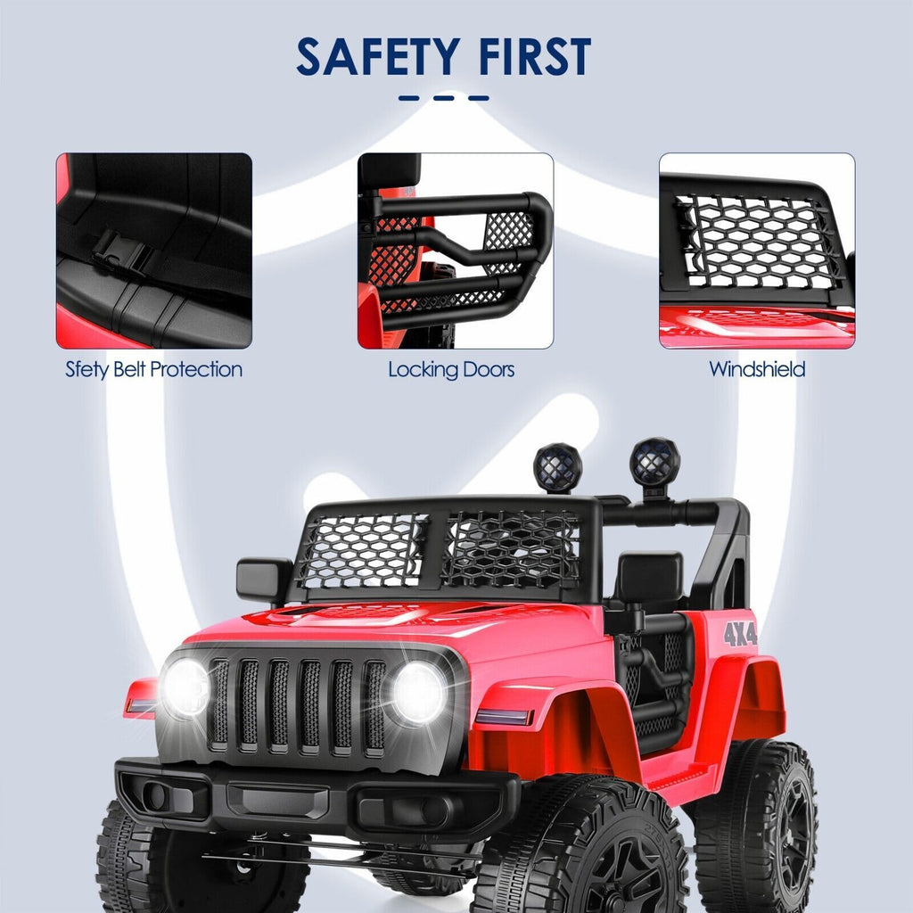 12V Electric Ride On Jeep Toy Car for Kids with Remote Control - Perfect Gift!